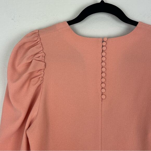 HOFMANN Copenhagen | Light Pink Long Puff Sleeve MIRA Blouse in Apricot Ice 38 6 - Picture 5 of 13